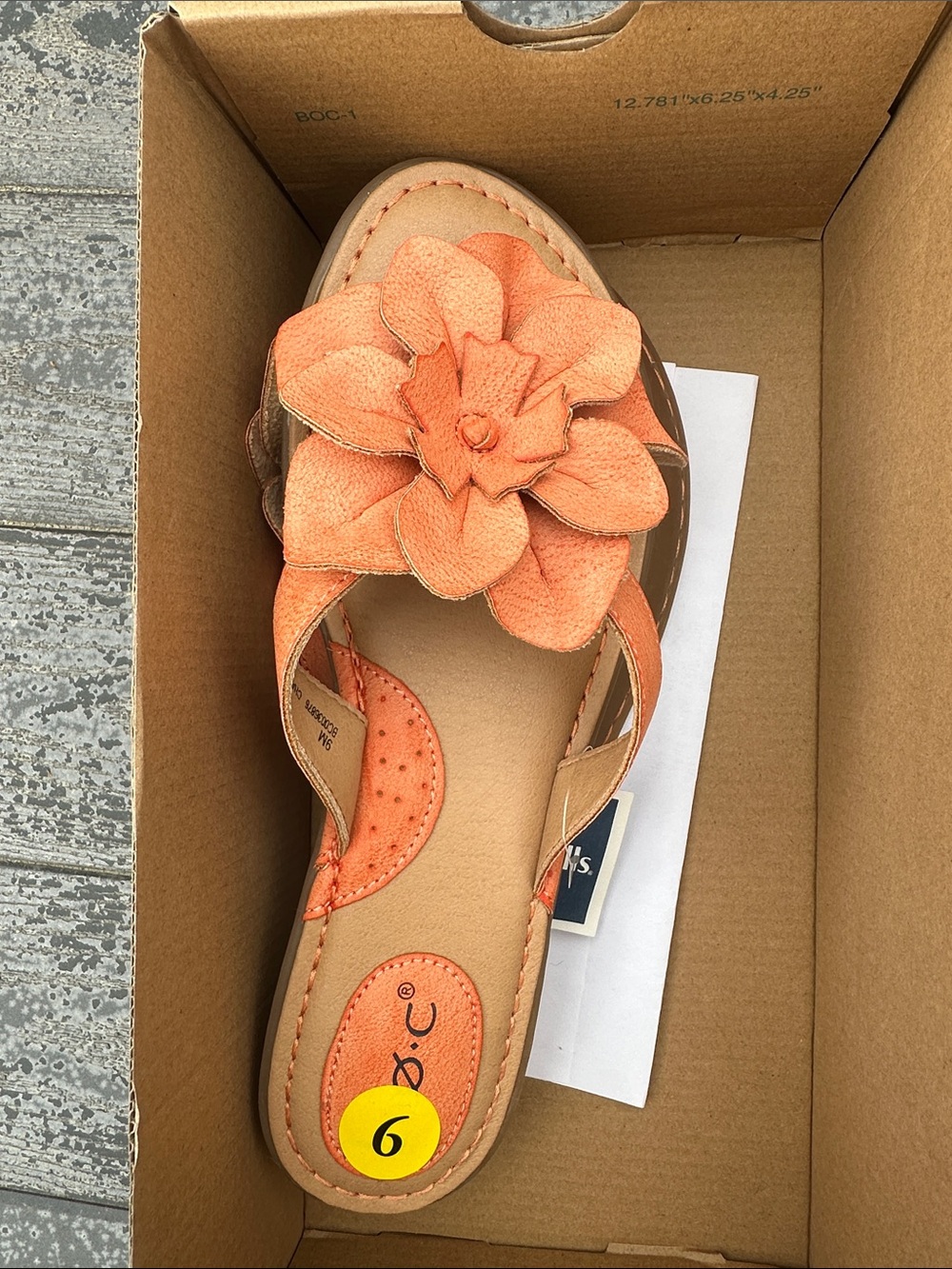 boc Coral Flower Slide Sandals